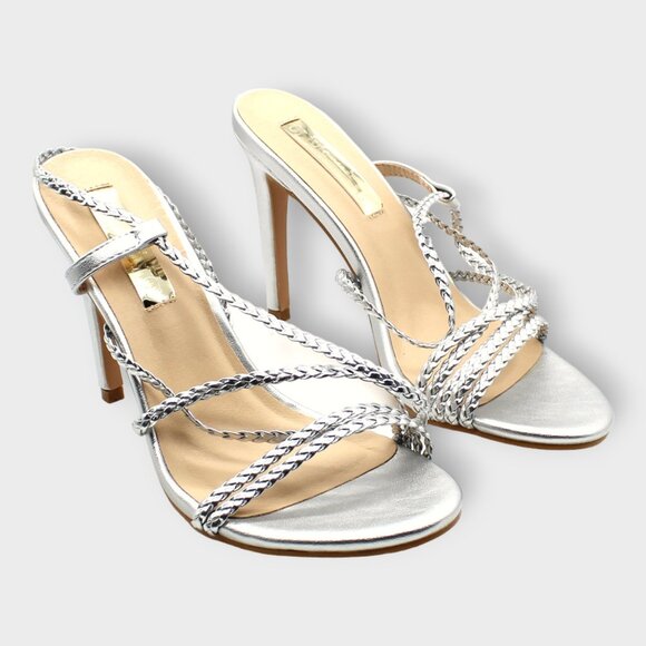 Olivia Miller Shoes - Olivia Miller Silver Pumps